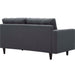 Empress Left-Facing Upholstered Fabric Loveseat - view 9