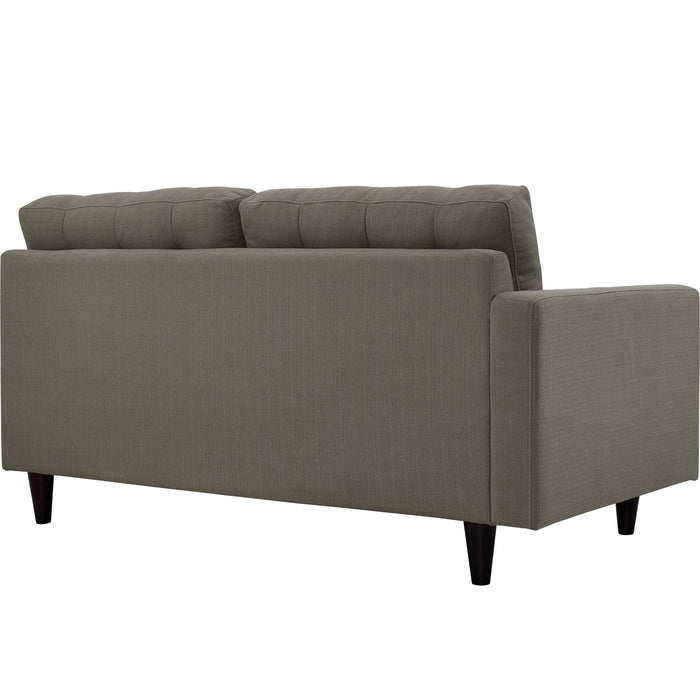 Empress Left-Facing Upholstered Fabric Loveseat - view 12