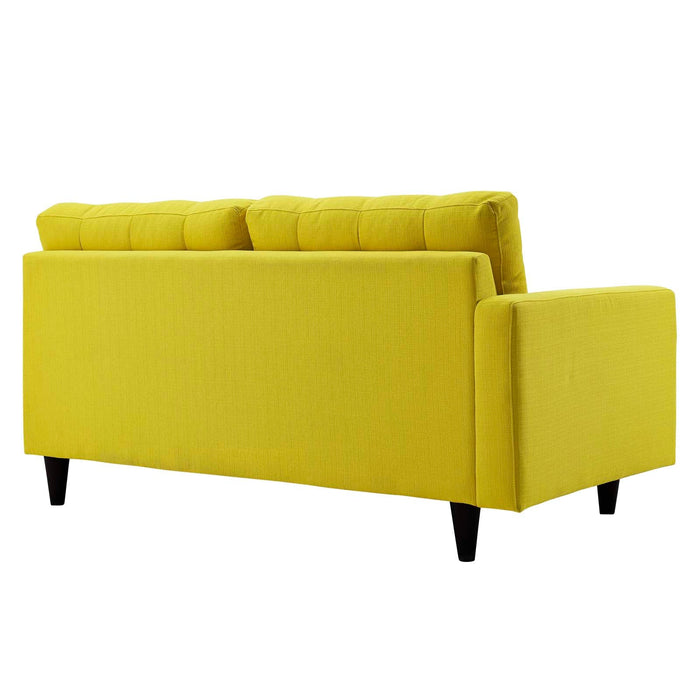 Empress Left-Facing Upholstered Fabric Loveseat - view 15