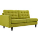 Empress Left-Facing Upholstered Fabric Loveseat - view 19