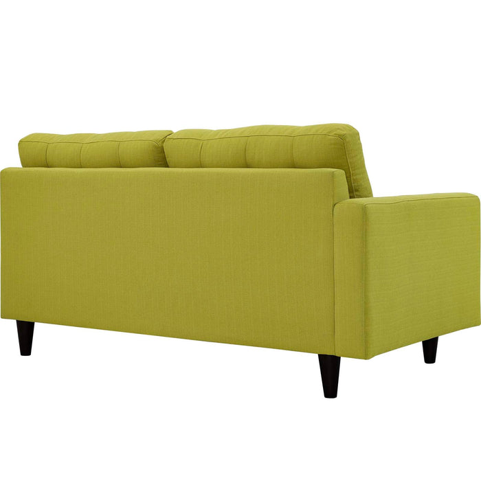 Empress Left-Facing Upholstered Fabric Loveseat - view 21