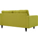Empress Left-Facing Upholstered Fabric Loveseat - view 21