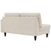 Empress Right-Facing Upholstered Fabric Loveseat - view 6