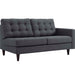 Empress Right-Facing Upholstered Fabric Loveseat - view 19