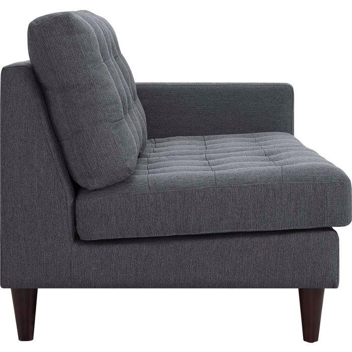 Empress Right-Facing Upholstered Fabric Loveseat - view 20