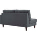 Empress Right-Facing Upholstered Fabric Loveseat - view 21