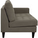Empress Right-Facing Upholstered Fabric Loveseat - view 8