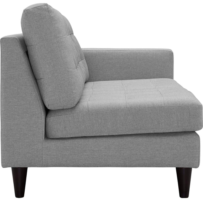 Empress Right-Facing Upholstered Fabric Loveseat - view 11