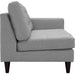 Empress Right-Facing Upholstered Fabric Loveseat - view 11