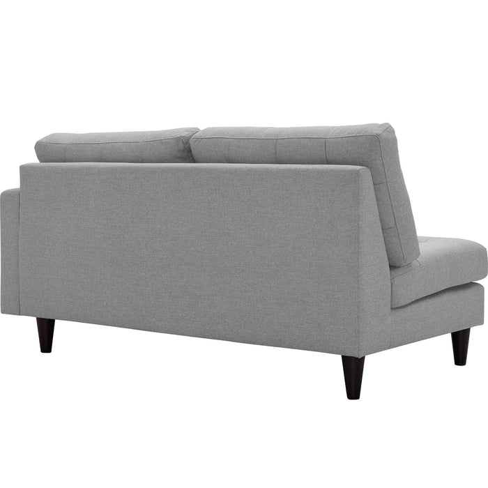 Empress Right-Facing Upholstered Fabric Loveseat - view 12
