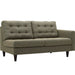 Empress Right-Facing Upholstered Fabric Loveseat - view 13