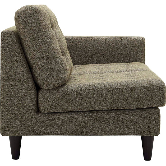 Empress Right-Facing Upholstered Fabric Loveseat - view 14