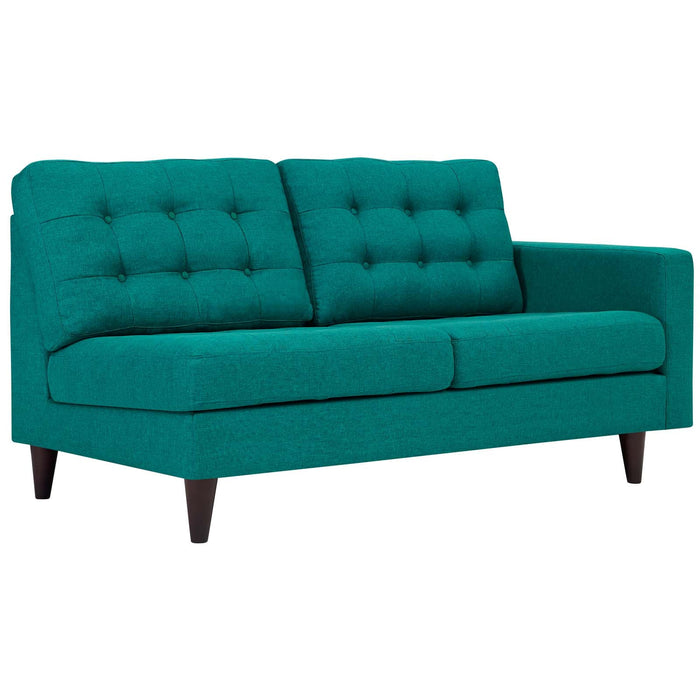 Empress Right-Facing Upholstered Fabric Loveseat - view 16