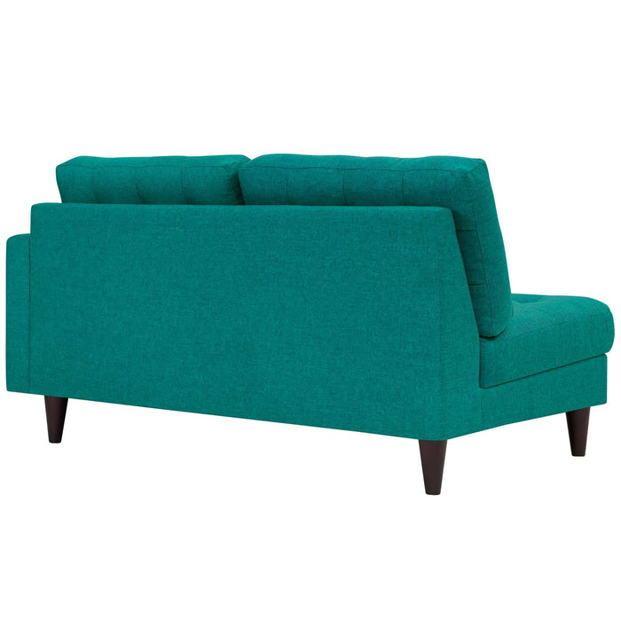 Empress Right-Facing Upholstered Fabric Loveseat - view 18