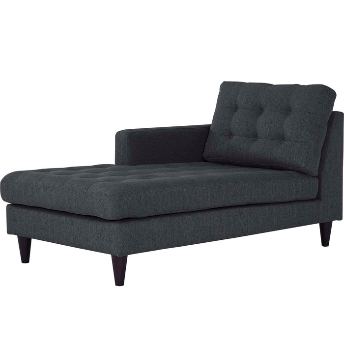 Empress Left-Arm Upholstered Fabric Chaise - view 7