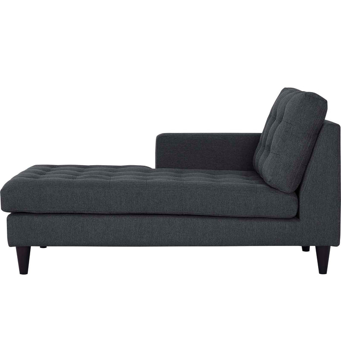 Empress Left-Arm Upholstered Fabric Chaise - view 8
