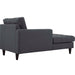 Empress Left-Arm Upholstered Fabric Chaise - view 9