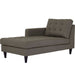 Empress Left-Arm Upholstered Fabric Chaise - view 10