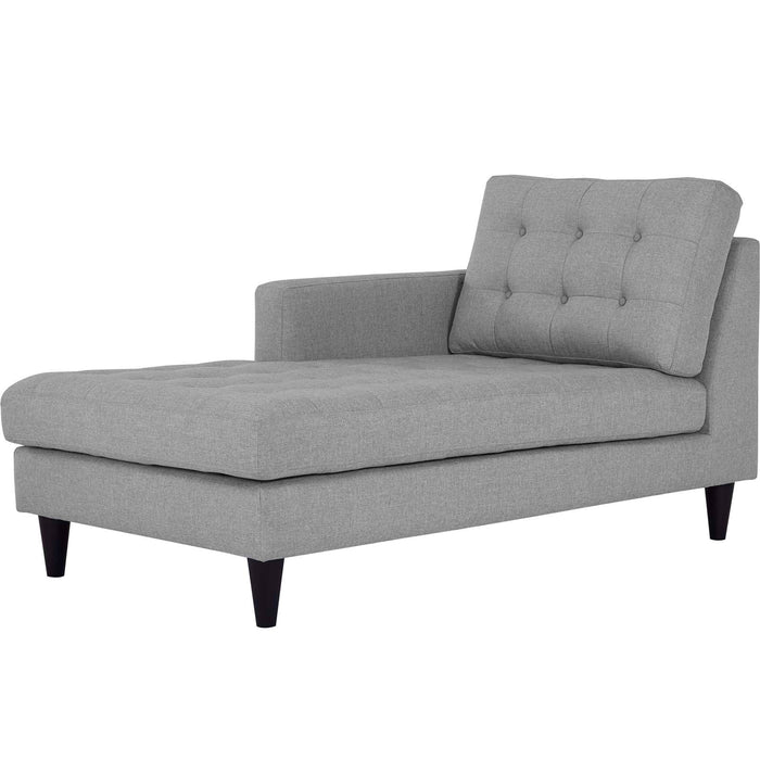 Empress Left-Arm Upholstered Fabric Chaise - view 13