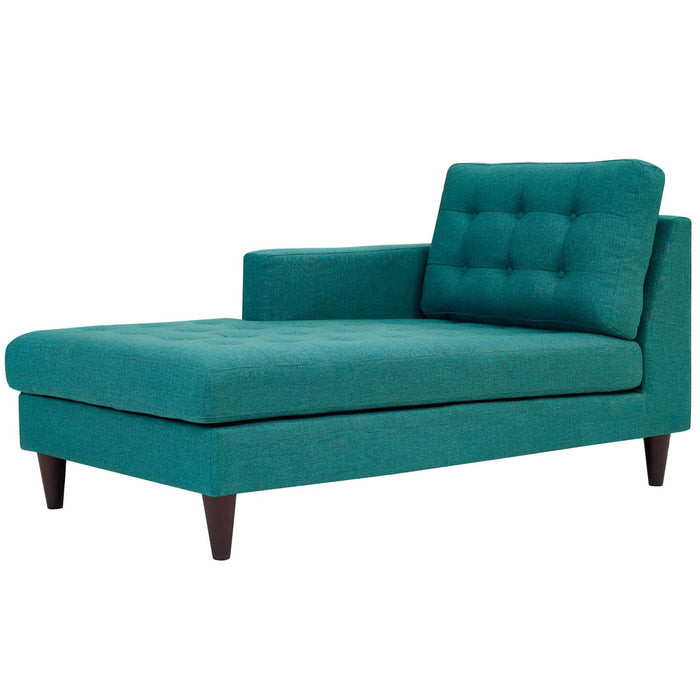 Empress Left-Arm Upholstered Fabric Chaise - view 19