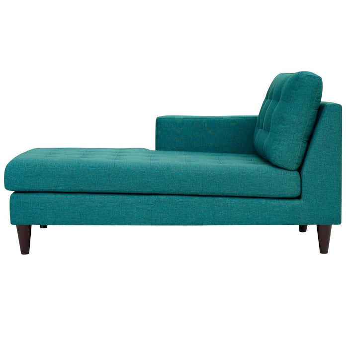 Empress Left-Arm Upholstered Fabric Chaise - view 20