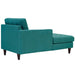 Empress Left-Arm Upholstered Fabric Chaise - view 21