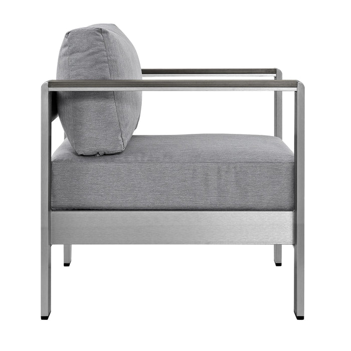 Modway Shore 3 Piece Outdoor Patio Aluminum Set - View 9
