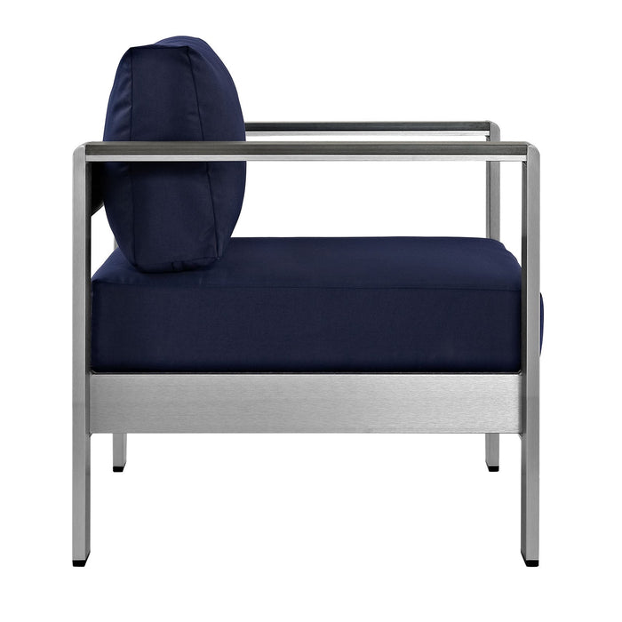 Modway Shore 3 Piece Outdoor Patio Aluminum Set - View 14