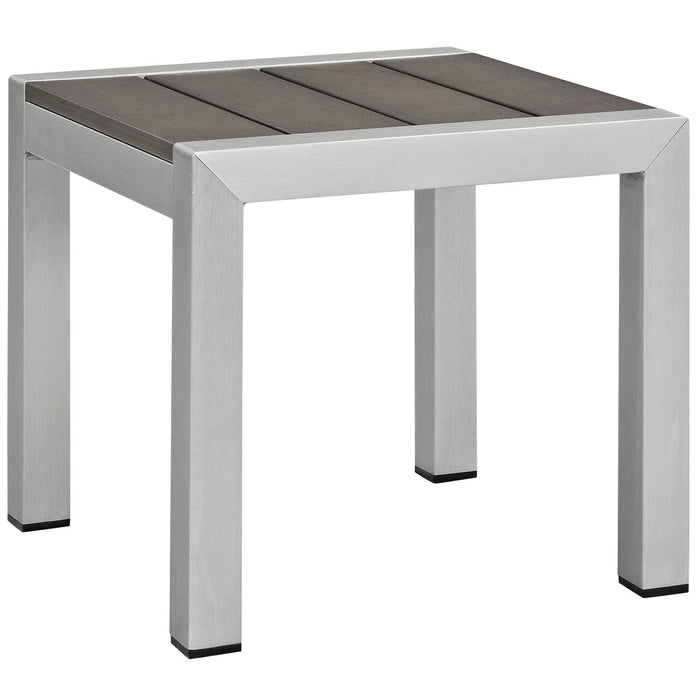Modway Shore 3 Piece Outdoor Patio Aluminum Set - View 13