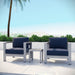 Modway Shore 3 Piece Outdoor Patio Aluminum Set - View 11