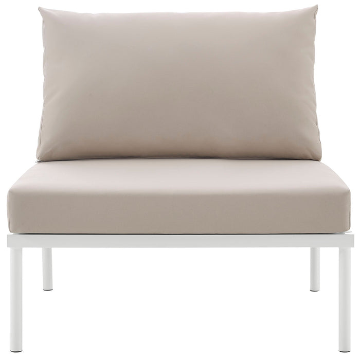 Harmony Armless Outdoor Patio Aluminum Chair - view 5
