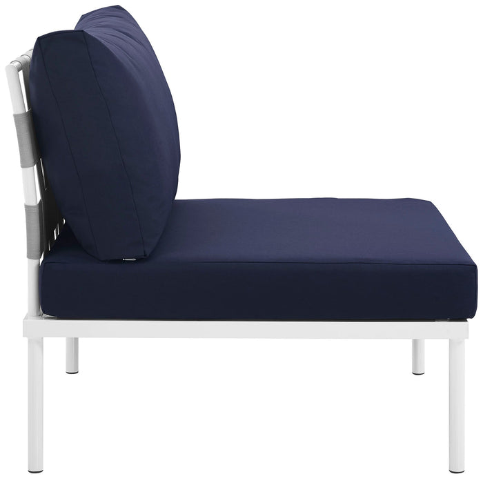 Harmony Armless Outdoor Patio Aluminum Chair - view 13