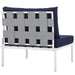 Harmony Armless Outdoor Patio Aluminum Chair - view 14