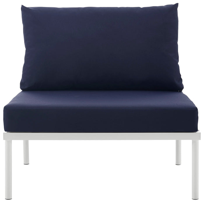 Harmony Armless Outdoor Patio Aluminum Chair - view 15