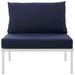 Harmony Armless Outdoor Patio Aluminum Chair - view 15