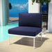 Harmony Armless Outdoor Patio Aluminum Chair - view 11