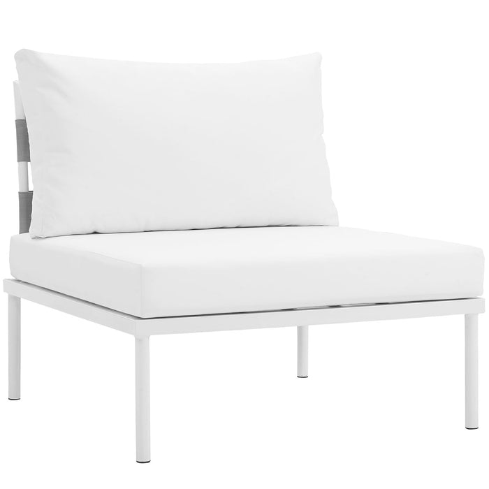 Harmony Armless Outdoor Patio Aluminum Chair - view 17
