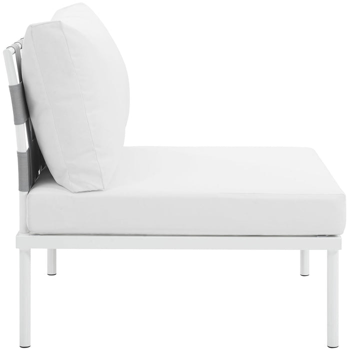 Harmony Armless Outdoor Patio Aluminum Chair - view 18