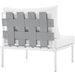 Harmony Armless Outdoor Patio Aluminum Chair - view 19