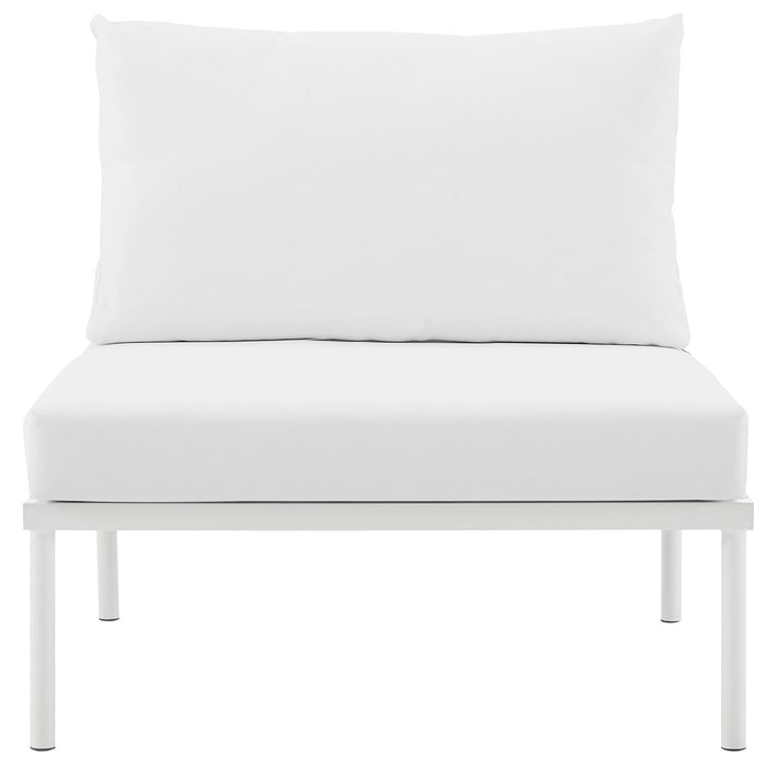 Harmony Armless Outdoor Patio Aluminum Chair - view 20