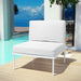 Harmony Armless Outdoor Patio Aluminum Chair - view 16