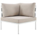 Harmony Outdoor Patio Aluminum Corner Sofa - detail close-up