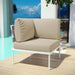 Harmony Outdoor Patio Aluminum Corner Sofa - Modway \outdoor\sofas & sectionals