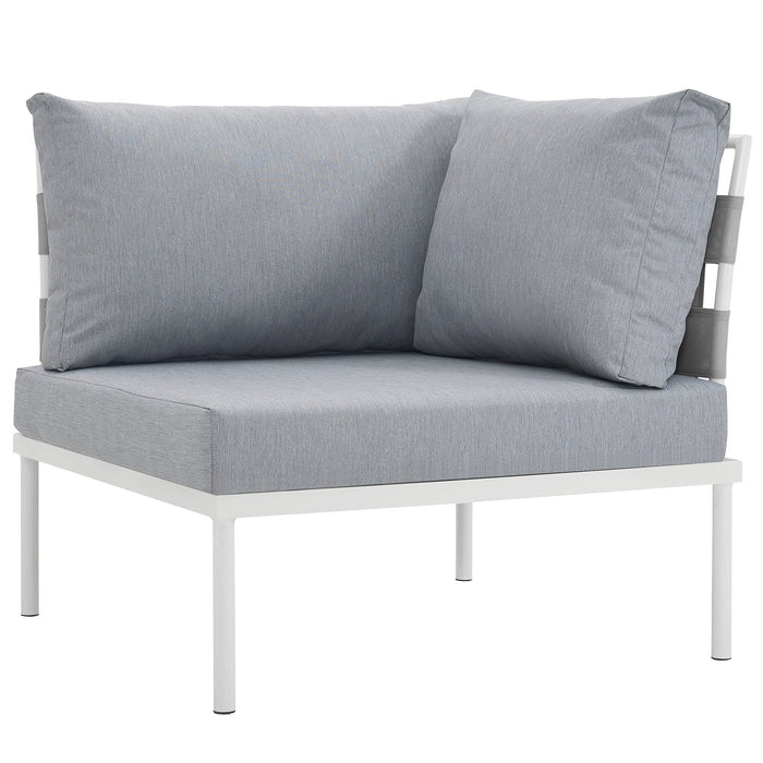 Harmony Outdoor Patio Aluminum Corner Sofa - view 7