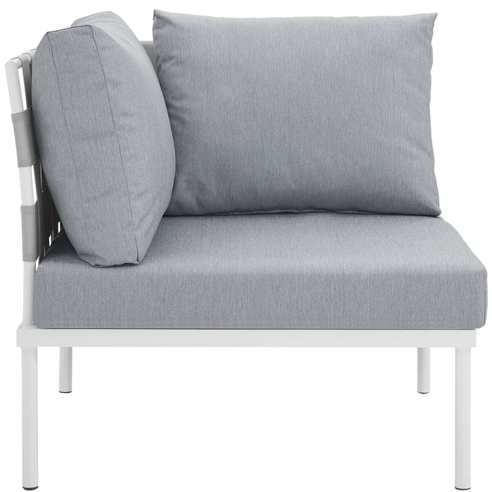 Harmony Outdoor Patio Aluminum Corner Sofa - view 8
