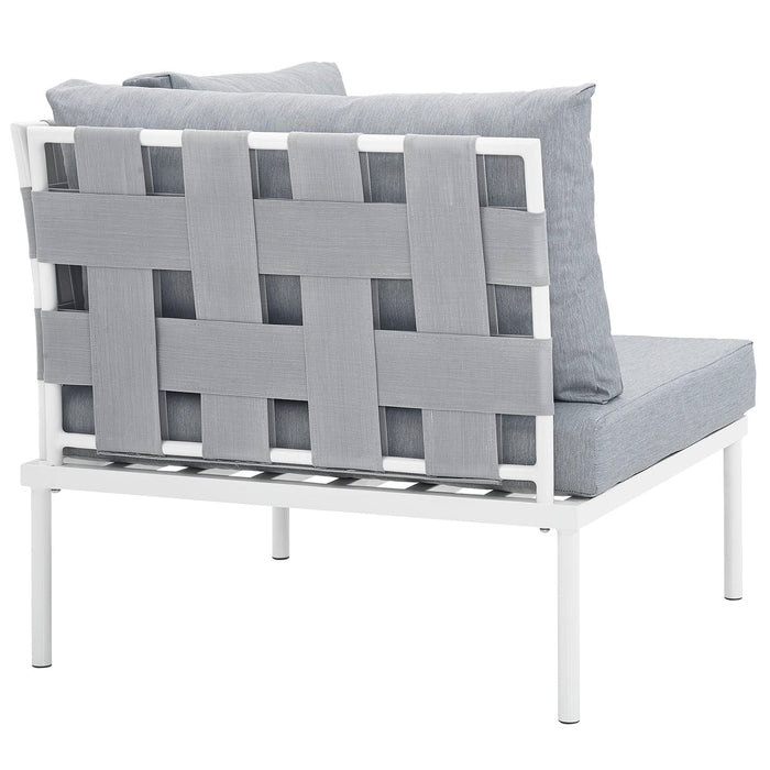 Harmony Outdoor Patio Aluminum Corner Sofa - view 9