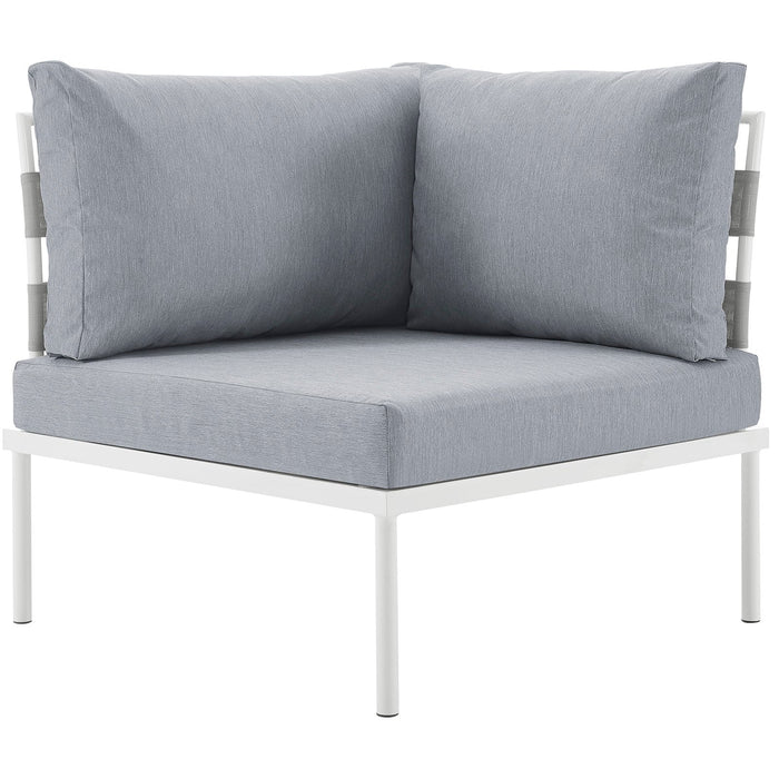 Harmony Outdoor Patio Aluminum Corner Sofa - view 10