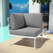 Harmony Outdoor Patio Aluminum Corner Sofa - view 6