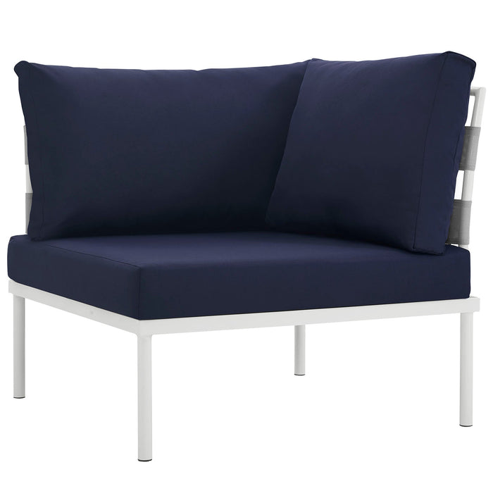 Harmony Outdoor Patio Aluminum Corner Sofa - view 12