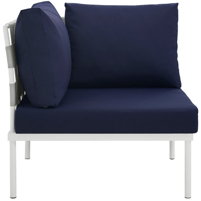 Harmony Outdoor Patio Aluminum Corner Sofa - view 15